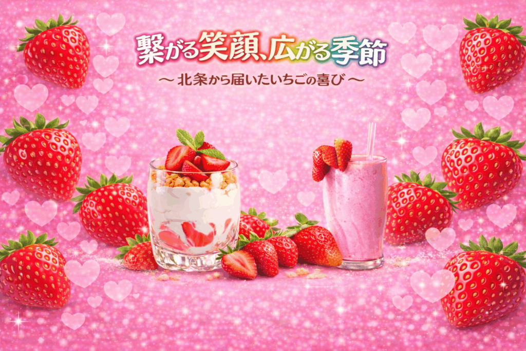 繋がる笑顔、広がる季節〜北条から届いたいちごの喜び〜 | 株式会社東峰